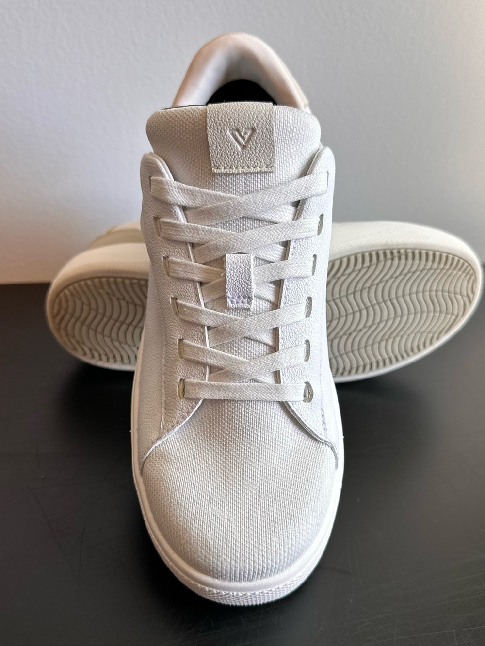 Vessi Soho Waterproof Sneakers – Ivory White/Beige Accents – Women’s Size 6